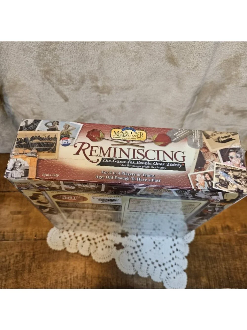 New/Sealed REMINISCING Board Game DELUXE MASTER EDITION 1940s-1990s TDC Games